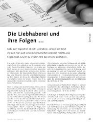 Die Liebhaberei und ihre Folgen … - BDY