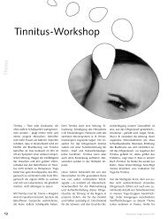 Tinnitus-Workshop