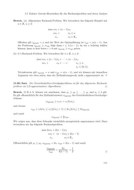 aktuelle Version des Vorlesungsskripts - ZIB