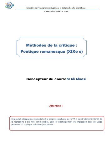 Download (981Kb) - UVT e-doc - Université Virtuelle de Tunis