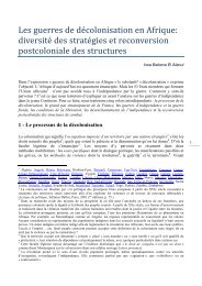 60- Les guerres de décolonisation en Afrique