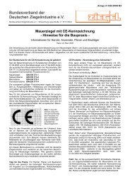 Hinweise für die Baupraxis (PDF) - Ziegelwerk Eder GmbH