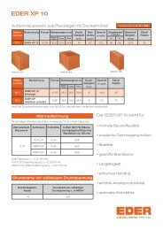 EDER XP 10 - Technische Angaben (PDF)