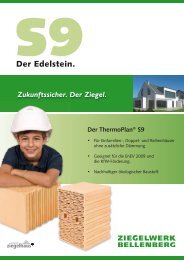 Produktprospekt ThermoPlan® S9 - Ziegelwerk Bellenberg, Wiest ...