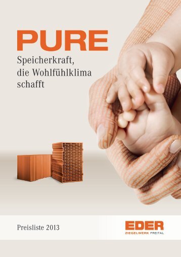 Preisliste Adobe PDF-Format - Ziegelwerk Eder GmbH