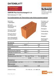UNIPOR Plan-Hochlochziegel S 1,4