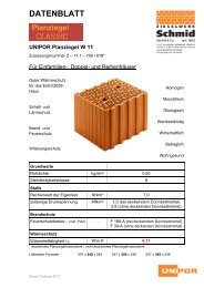 UNIPOR Planziegel W 11