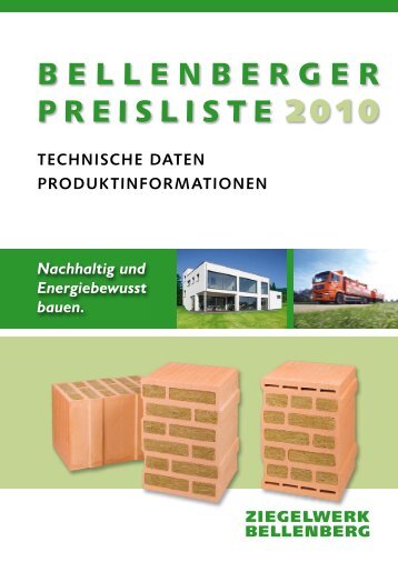 Bellenberger Preisliste 2009 (Druckdatei) - Ziegelwerk Bellenberg ...