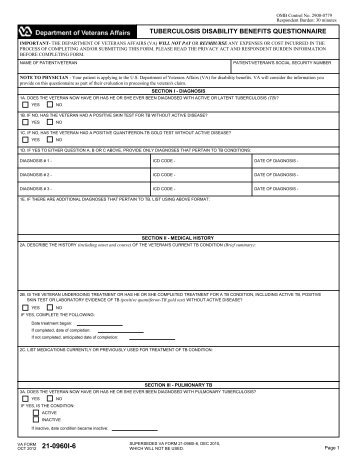 VA Form 21-0960I-6 (12-10) - Veterans Benefits Administration - US ...