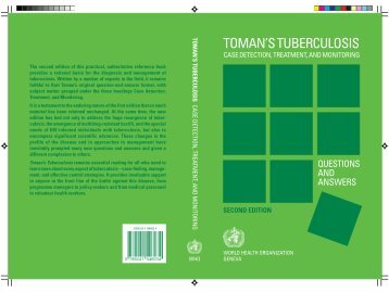 toman's tuberculosis case detection, treatment and monitoring