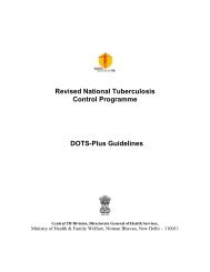 Revised National Tuberculosis Control Programme DOTS-Plus ...