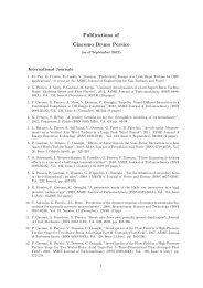 Publications of Giacomo Bruno Persico - Dipartimento di Energia