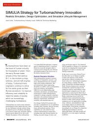 SIMULIA Strategy for Turbomachinery Innovation