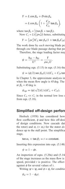 Fluid Mechanics and Thermodynamics of Turbomachinery, 5e