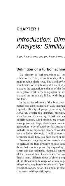 Fluid Mechanics and Thermodynamics of Turbomachinery, 5e