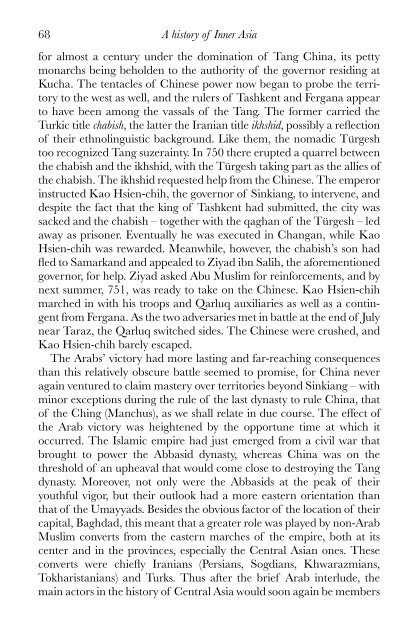 A HISTORY OF INNER ASIA