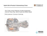 Hybrid LES of Practical Turbomachinery Flows Paul Tucker, Simon ...