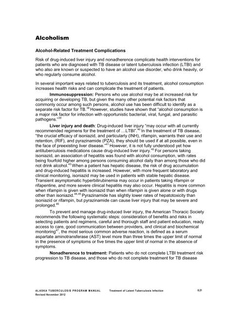 Alaska Tuberculosis Program Manual - Epidemiology - State of Alaska