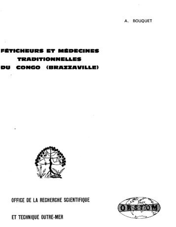 Féticheurs et médecines traditionnelles du Congo (Brazzaville) - IRD