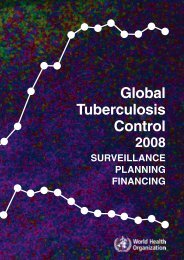 Global Tuberculosis Control - Regional Office for Africa - World ...