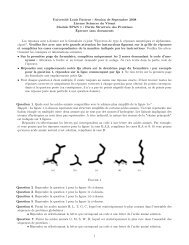 Partie Structure des Protéines - Département de Biologie et ...