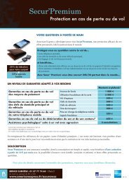 Bulletin De SOuScriPtiOn - American Express