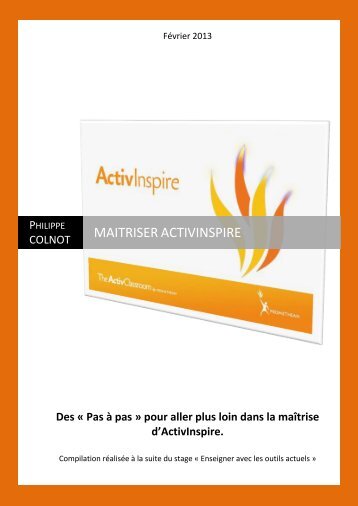 MAITRISER ACTIVINSPIRE - Académie de Nancy-Metz