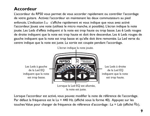 RP50 Manual French - Digitech