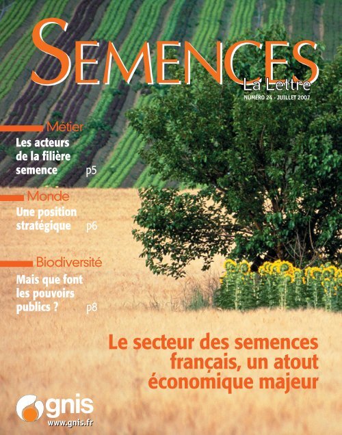 Le secteur des semences français - SeedQuest