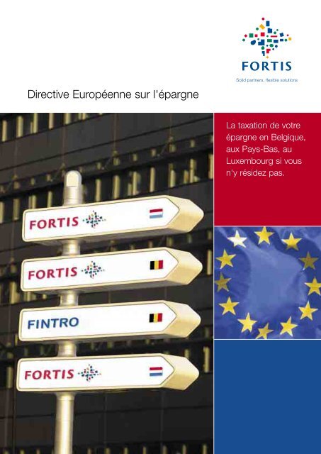 Directive Européenne sur l'épargne - BNP Paribas Fortis
