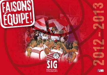 Plaquette commerciale Saison 2012/2013 - SIG Basket