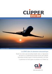 Clipper dans le domaine aéronautique - Clip Industrie