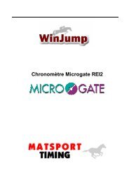 Chronomètre Microgate REI2 - WinJump