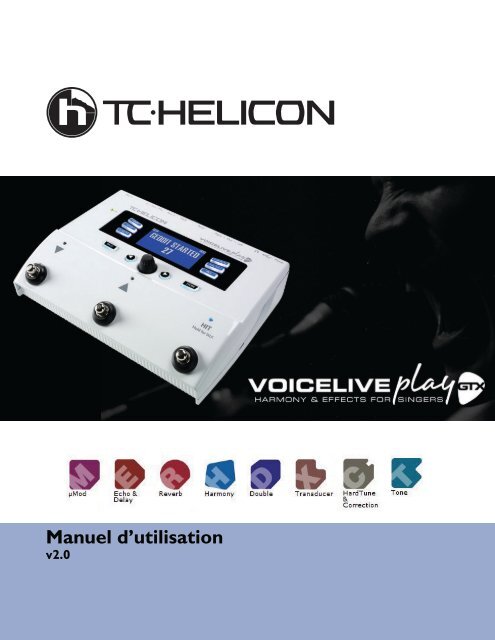 Manuel d'utilisation - TC-Helicon