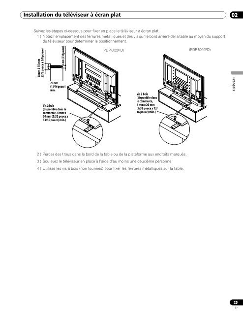 1 Introduction to the 20FD Series Flat Panel TVs - Pioneer Electronics