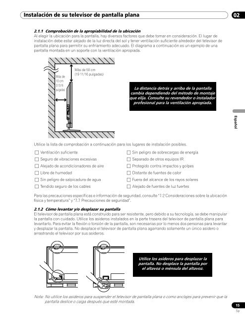 1 Introduction to the 20FD Series Flat Panel TVs - Pioneer Electronics