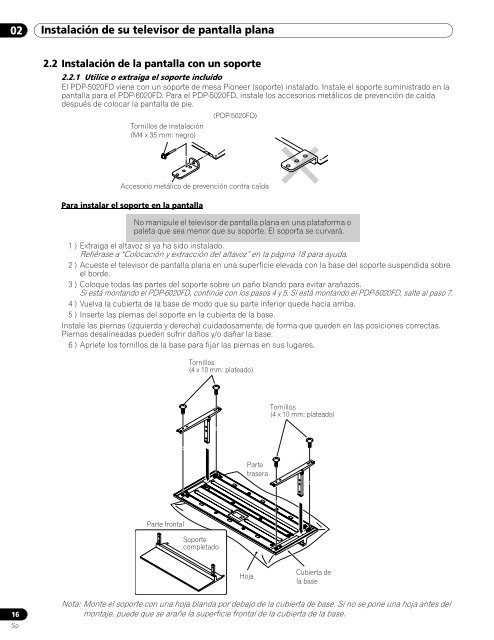 1 Introduction to the 20FD Series Flat Panel TVs - Pioneer Electronics