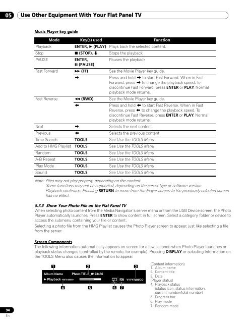 1 Introduction to the 20FD Series Flat Panel TVs - Pioneer Electronics