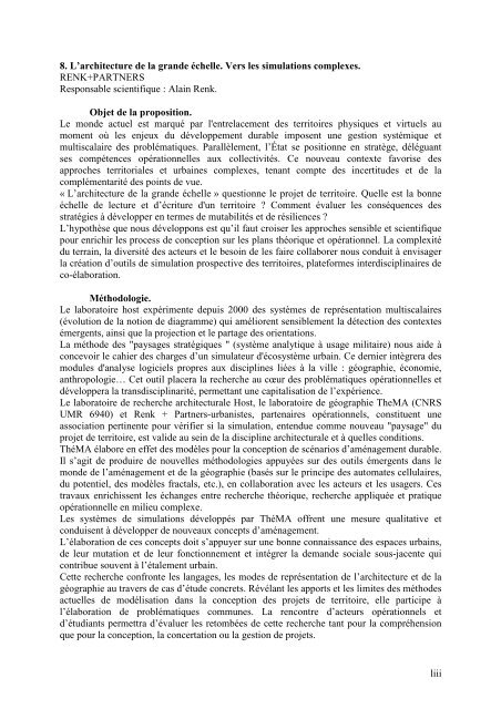 i ANNEXE 1 : Organigramme du Ministère de l'Ecologie ... - Urbamet