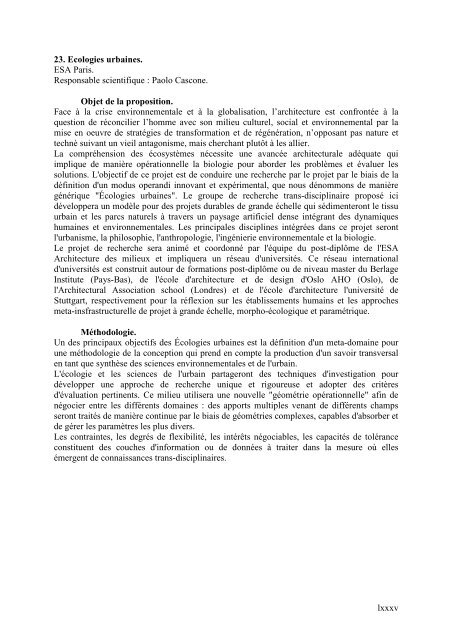 i ANNEXE 1 : Organigramme du Ministère de l'Ecologie ... - Urbamet