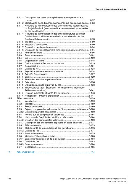 Étude d'impact environnemental et social