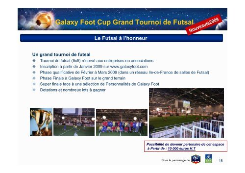 Offre Exposant - Galaxy Foot