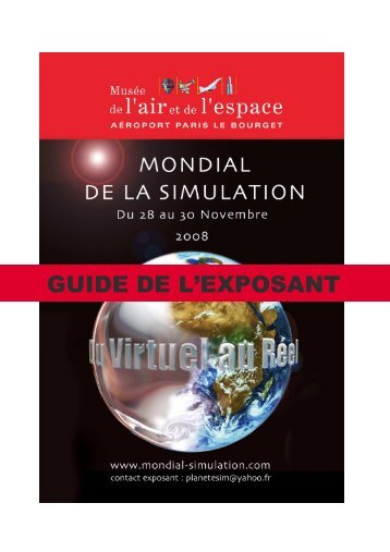 GUIDE EXPOSANT MONDIAL 2008 - Musée de l'Air et de l'Espace