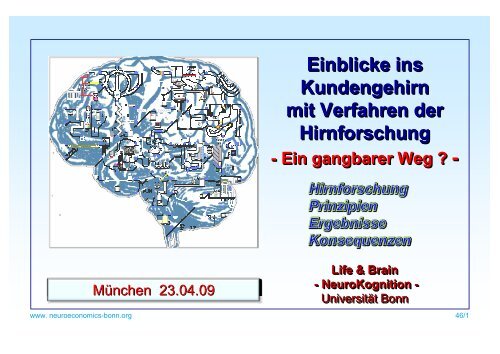 Einblicke ins Kundengehirn mit Verfahren der ... - Neuromarketing