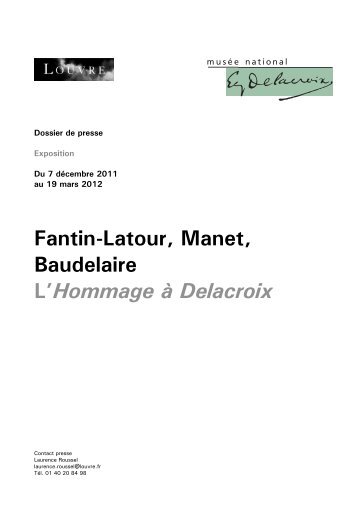 Télécharger le dossier de presse > pdf - 0.99 Mo - Musée du Louvre
