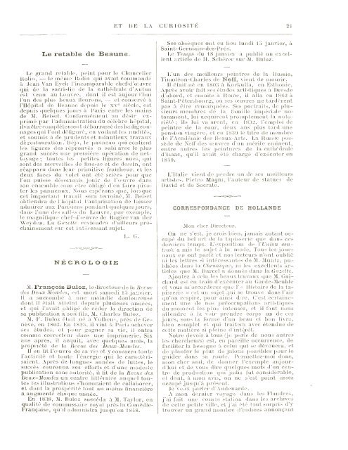 chronique des arts et de la curiosité, année 1877 - World eBook ...