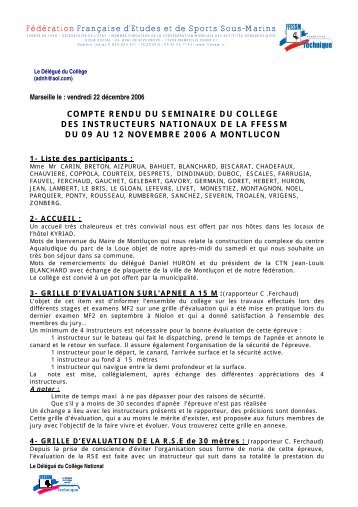 Fédération Française d'Etudes et de Sports Sous-Marins - ffessm
