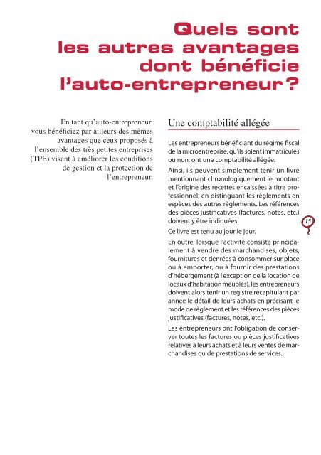 LE GUIDE DE L'AUTO-ENTREPRENEUR - Dgcis