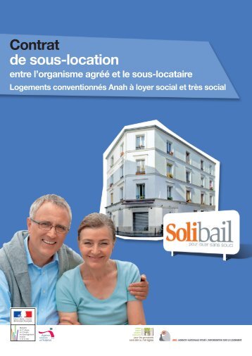 Contrat de sous-location - Solibail