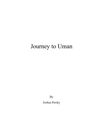 Journey to Uman